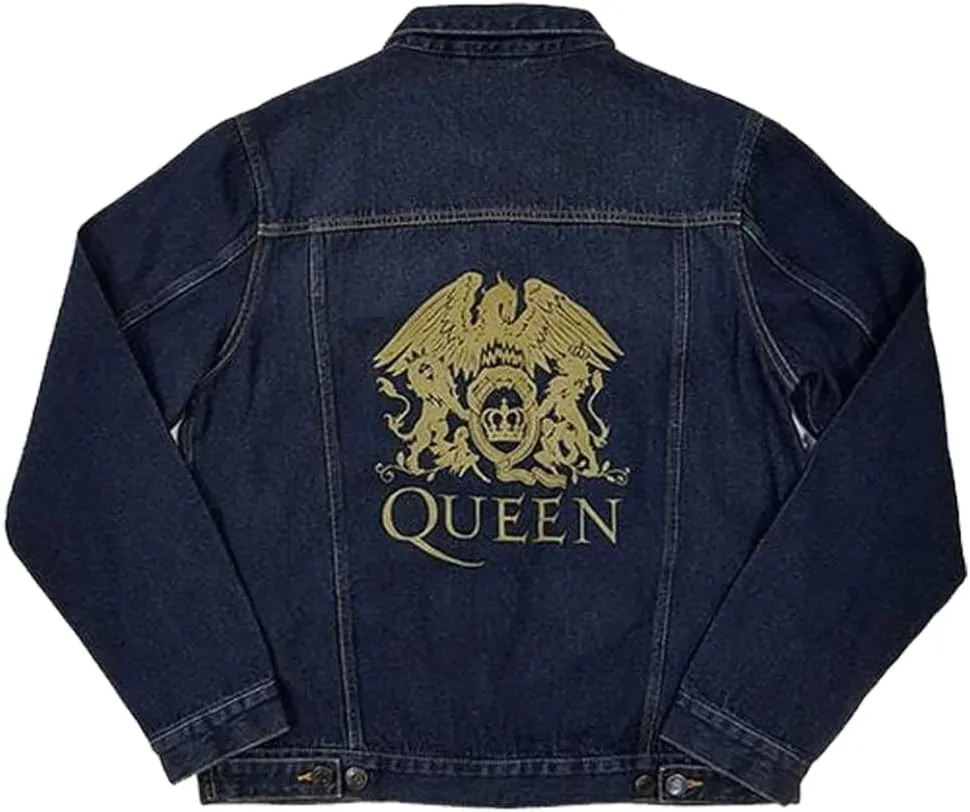 Men's Classic Crest (Back Print) Denim Jacket Denim