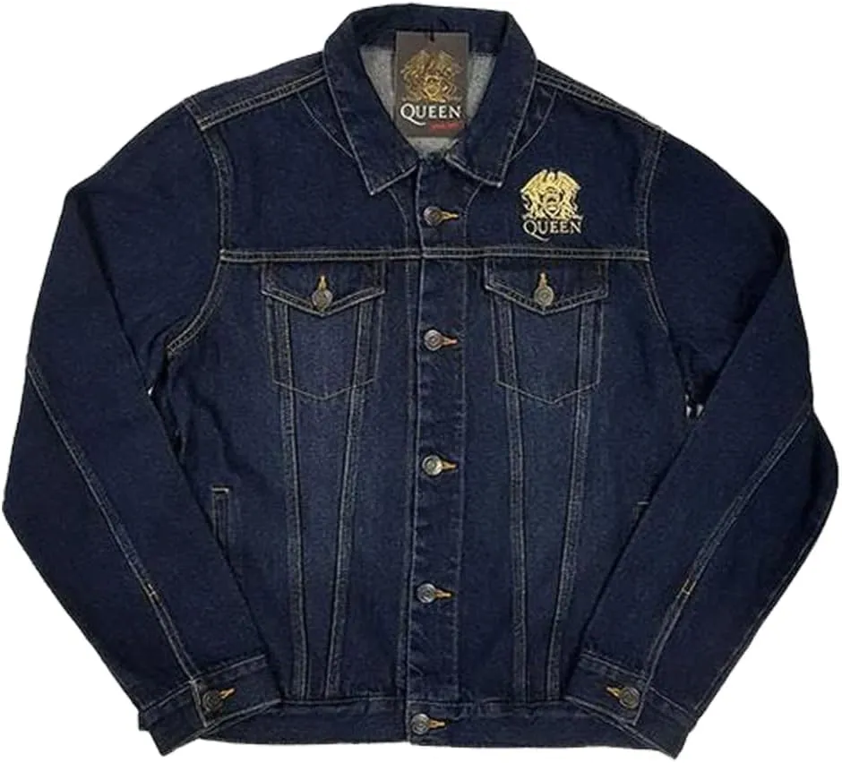 Men's Classic Crest (Back Print) Denim Jacket Denim