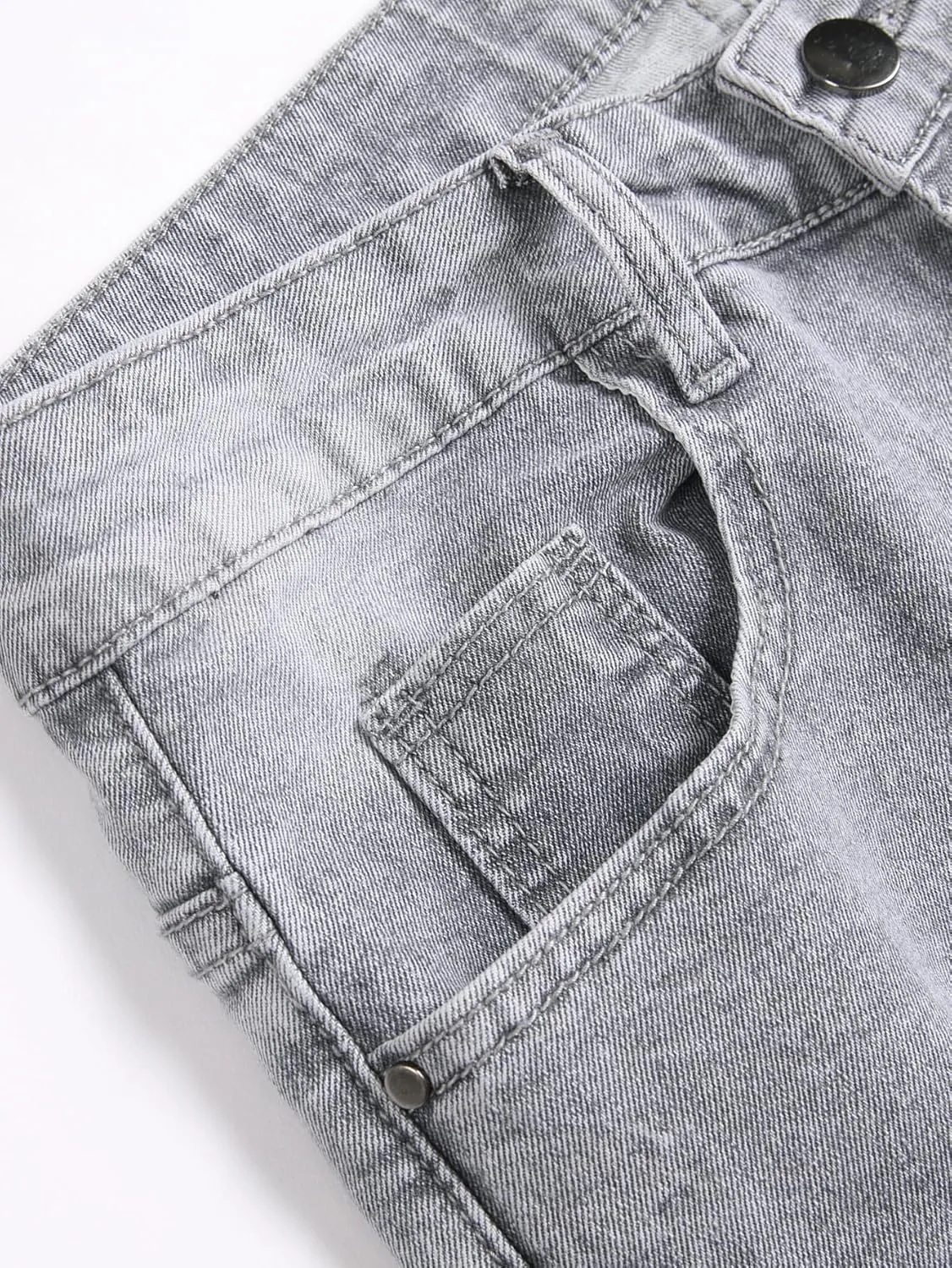 Men's Slim Fit Stretch Jeans Ripped Skinny Distressed Fashion Comfort Flex Waist Pants