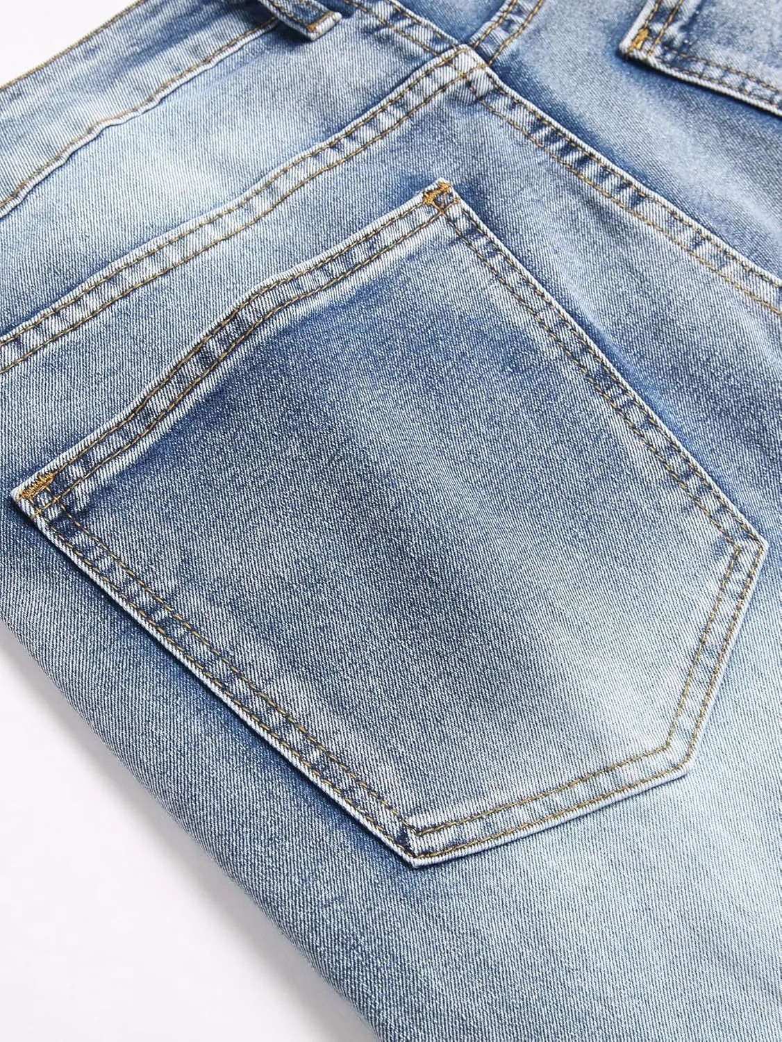Men's Slim Fit Stretch Jeans Ripped Skinny Distressed Fashion Comfort Flex Waist Pants