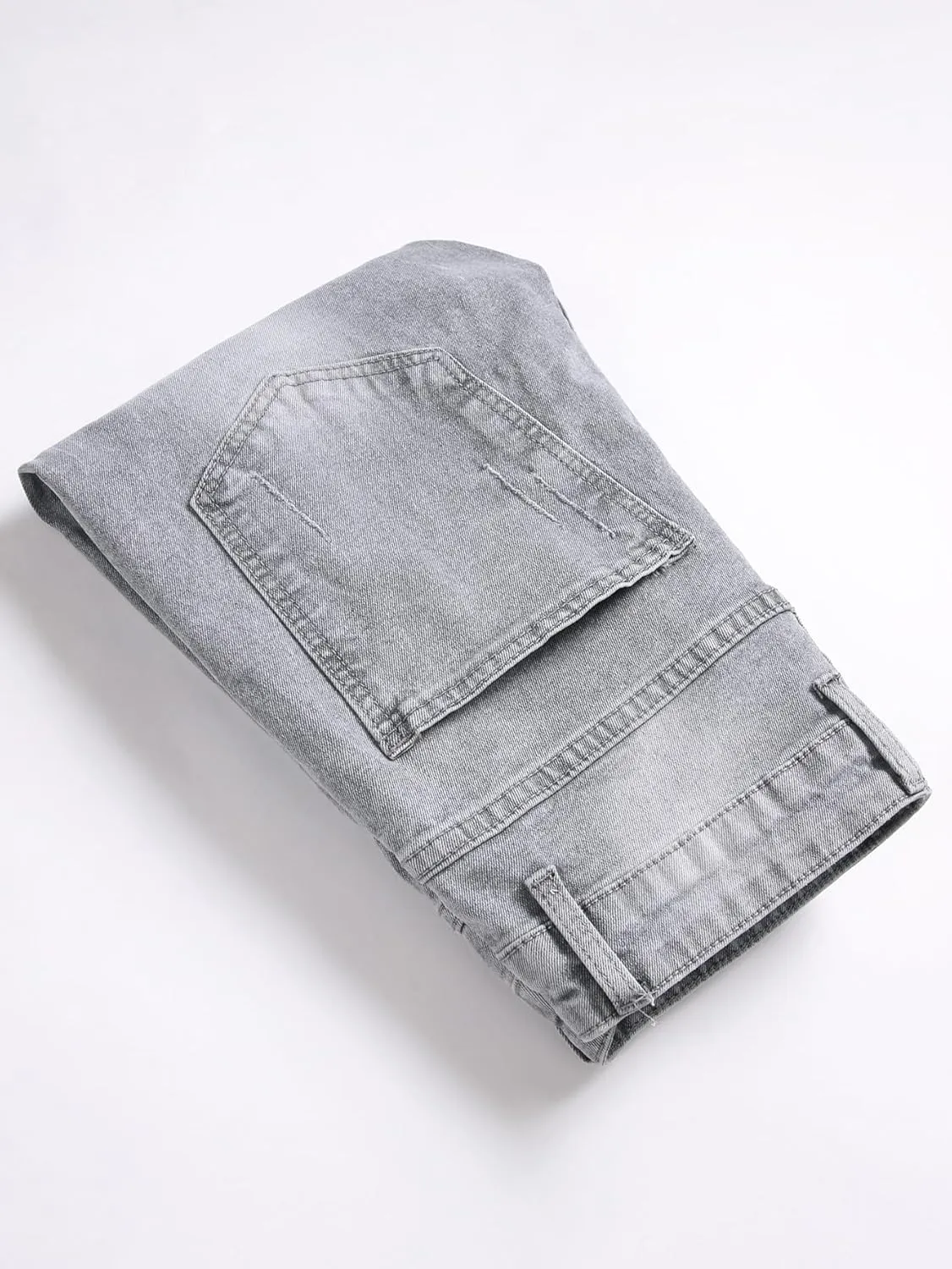 Men's Slim Fit Stretch Jeans Ripped Skinny Distressed Fashion Comfort Flex Waist Pants