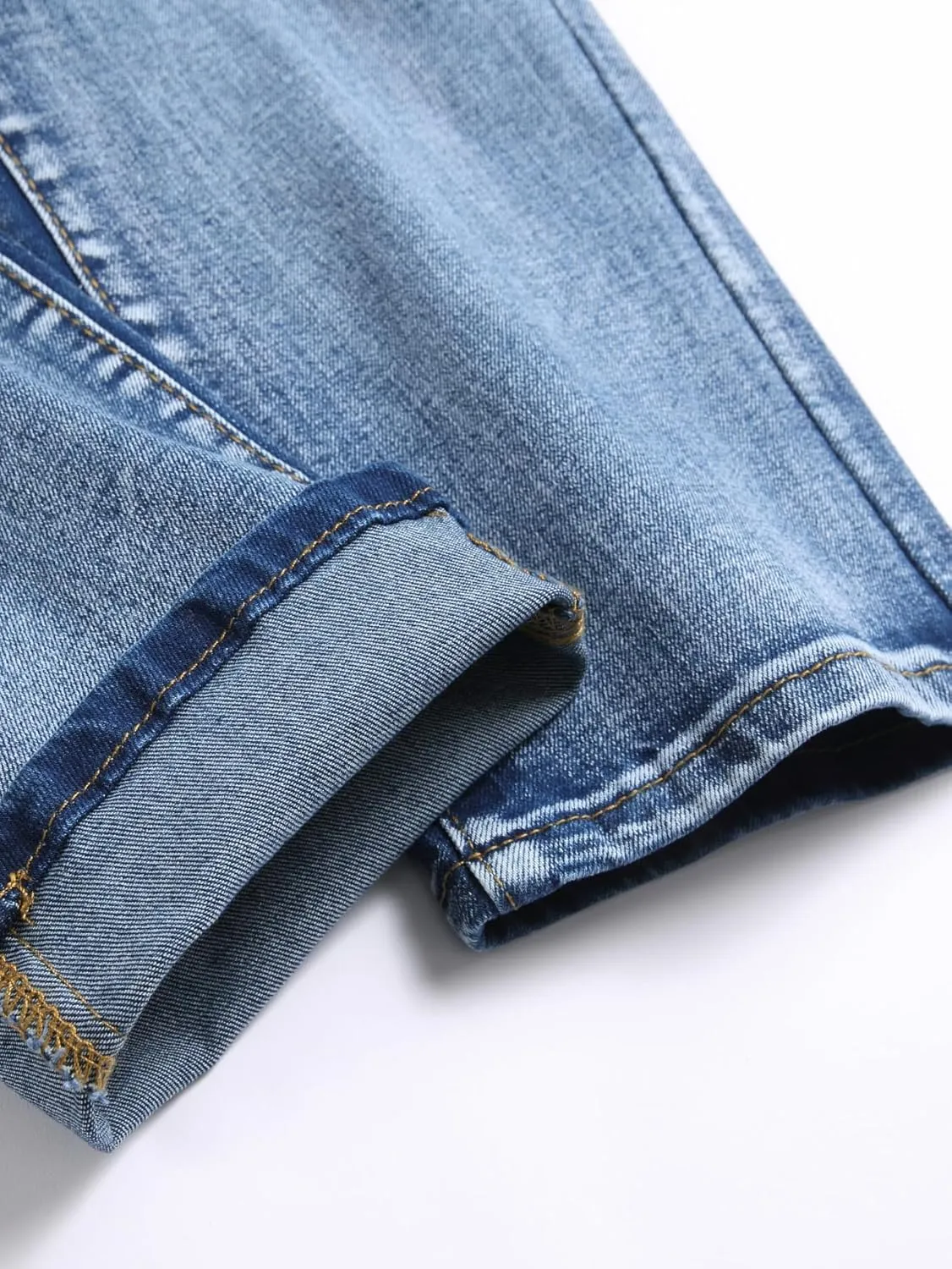 Men's Slim Fit Stretch Jeans Ripped Skinny Distressed Fashion Comfort Flex Waist Pants