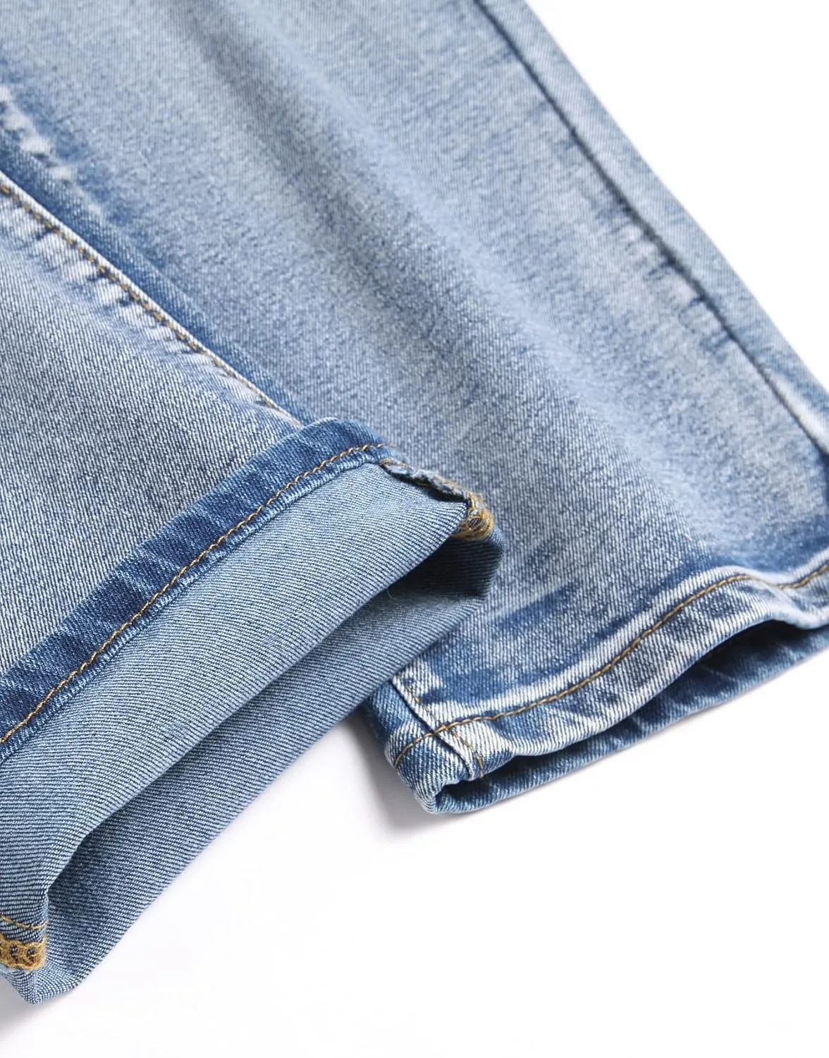 Men's Slim Fit Stretch Jeans Ripped Skinny Distressed Fashion Comfort Flex Waist Pants