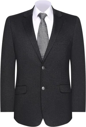 Men's Sport Coat Classic Fit Blazer 2 Button Notch Lapel Business Knit Suits Jacket