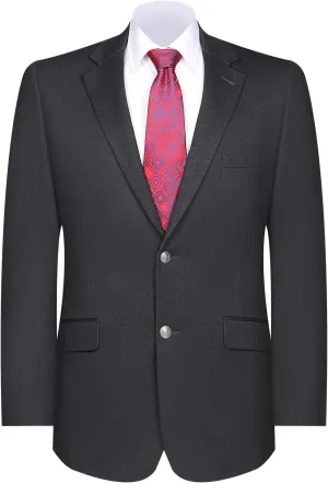 Men's Sport Coat Classic Fit Blazer 2 Button Notch Lapel Business Knit Suits Jacket