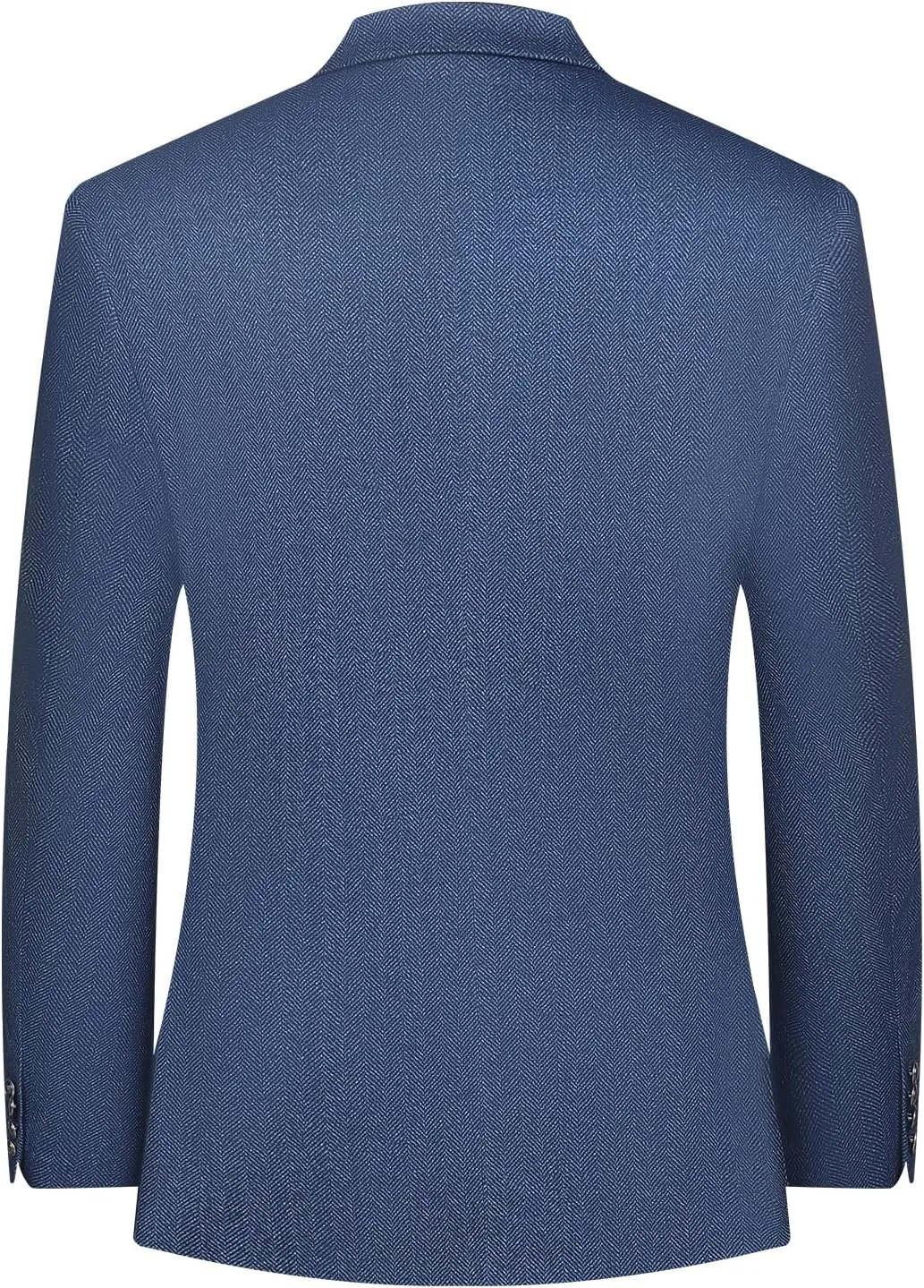 Men's Sport Coat Classic Fit Blazer 2 Button Notch Lapel Business Knit Suits Jacket