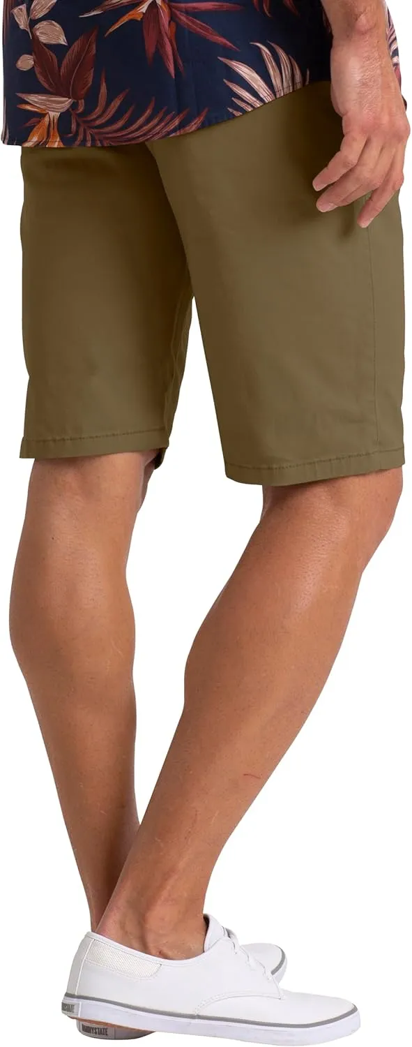 Mens Stretch Chino Casual Slim Fit Golf Summer Beach Comfort Stretch Shorts Half Pants