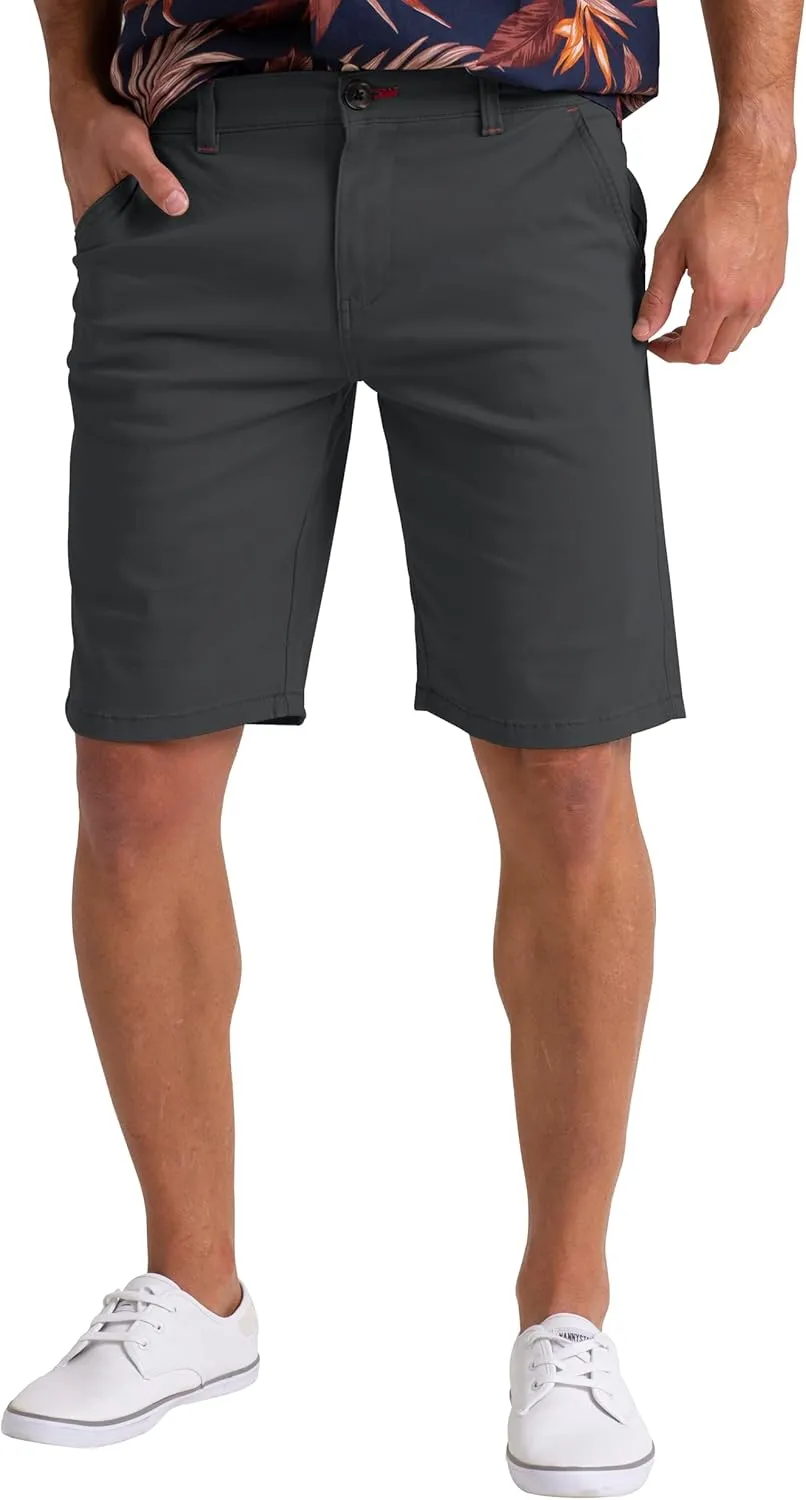Mens Stretch Chino Casual Slim Fit Golf Summer Beach Comfort Stretch Shorts Half Pants