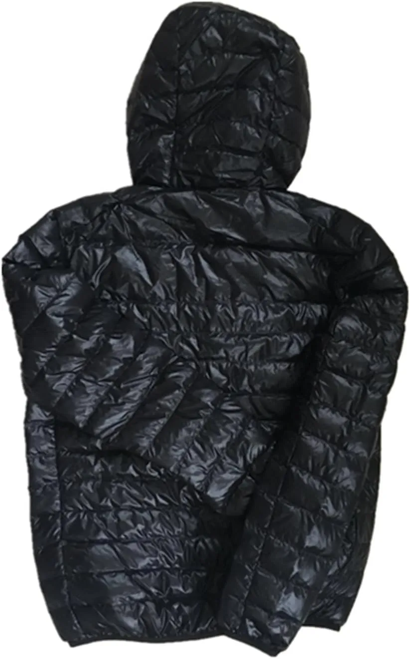 Men's Ultralight Packable Hooded Down Jacket Puffer Down Coats