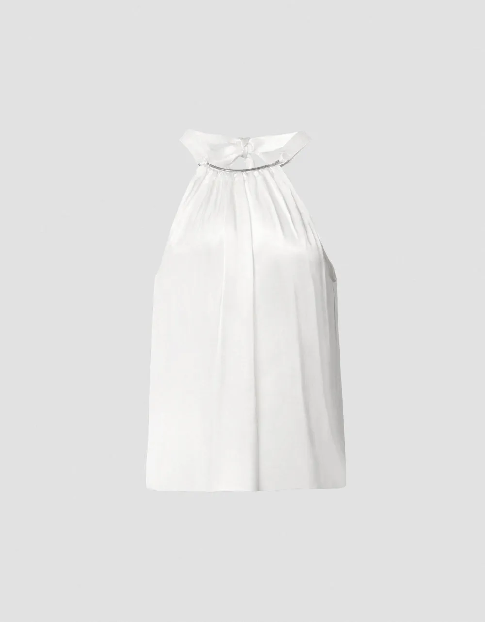 Metallic Detail Sleeveless Top
