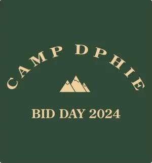 Minimalist Mountain Tops Bid Day Shirt
