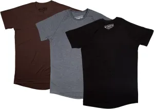 Mr. Davis Men's Bamboo Viscose Traditional Cut Crew Neck Undershirt - Stylish Crew Neck Undershirts for a 3 Pack