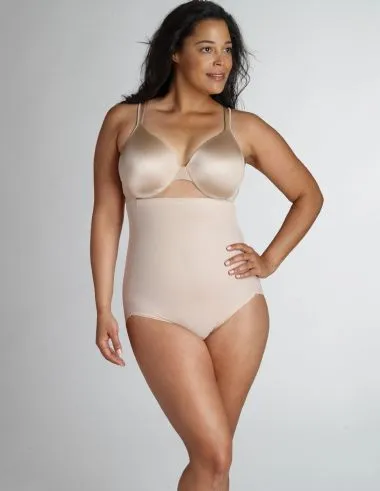 Naomi & Nicole Comfortable Firm Hi Waist Brief - 7775