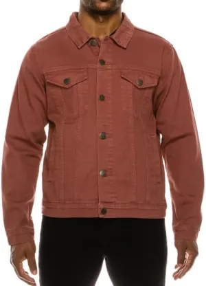 NE PEOPLE Men's Casual Denim Jacket - Button Down Long Sleeve Cotton Classic Jen Trucker Outerwear with Pockets