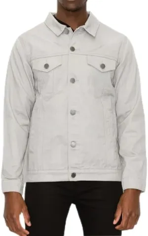 NE PEOPLE Men's Casual Denim Jacket - Button Down Long Sleeve Cotton Classic Jen Trucker Outerwear with Pockets
