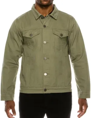 NE PEOPLE Men's Casual Denim Jacket - Button Down Long Sleeve Cotton Classic Jen Trucker Outerwear with Pockets