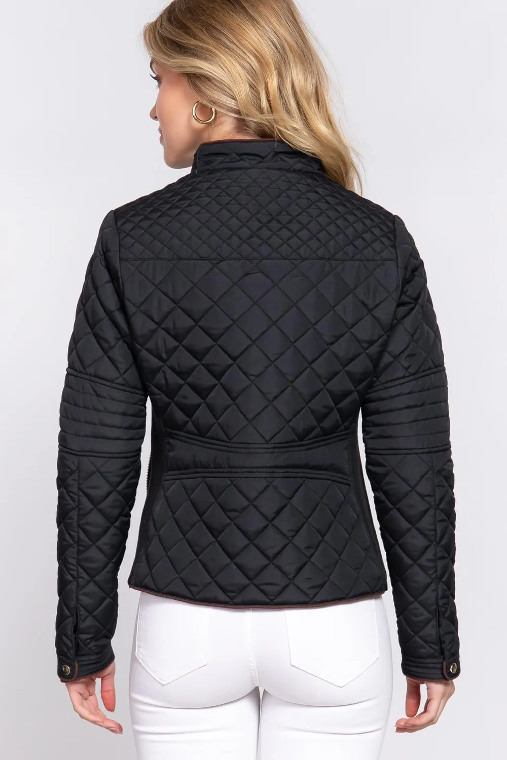 NE PEOPLE Womens Lightweight Quilted Zip Jacket (S-3XL)