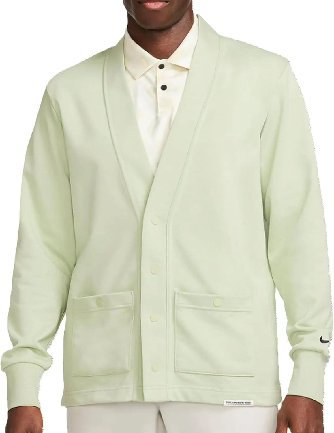 Nike Men's Dri-Fit Golf Cardigan  Gift for Dad: Stylish Cardigan for The Course, Clubhouse, or Office