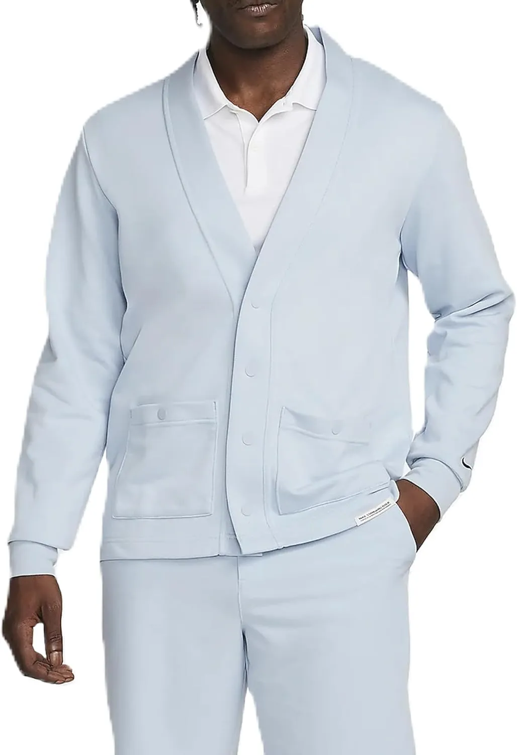 Nike Men's Dri-Fit Golf Cardigan  Gift for Dad: Stylish Cardigan for The Course, Clubhouse, or Office