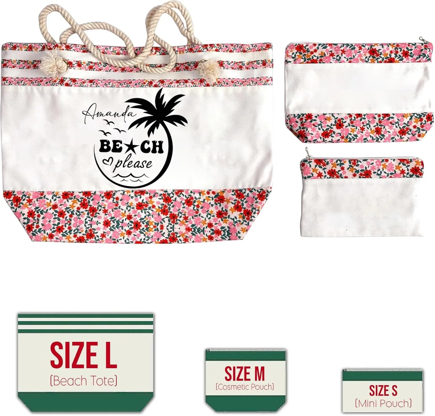 Noni Personalized Beach Tote Bag Print, Mom Gift Birthday, Gifts for Her, Bags Beach Grocery Shopping Bags for Women