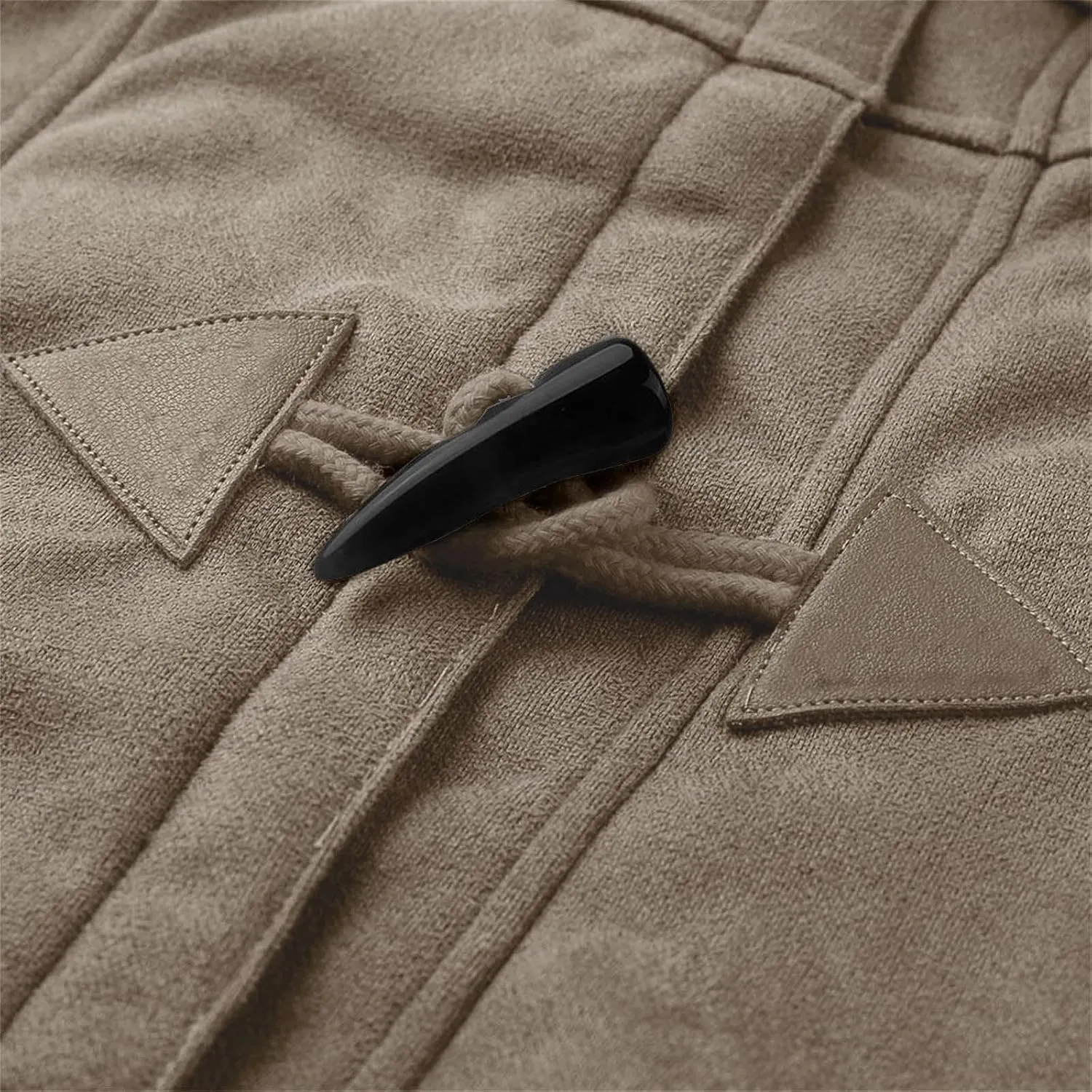oiangi Winter Coats for Women Plus Size Warm Sherpa Fleece Lined Distressed Jackets Hooded Parka Suede Pea Coat Outerwear