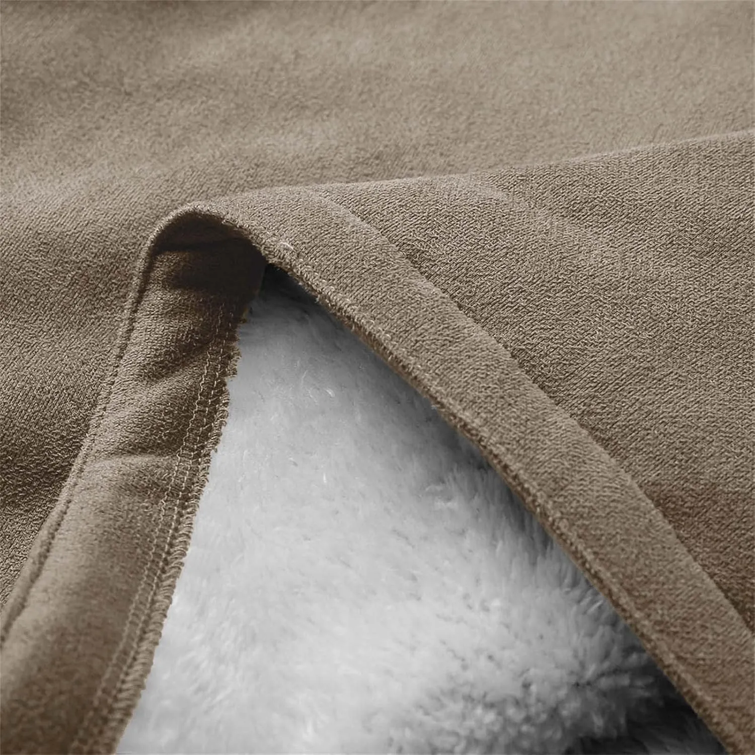 oiangi Winter Coats for Women Plus Size Warm Sherpa Fleece Lined Distressed Jackets Hooded Parka Suede Pea Coat Outerwear