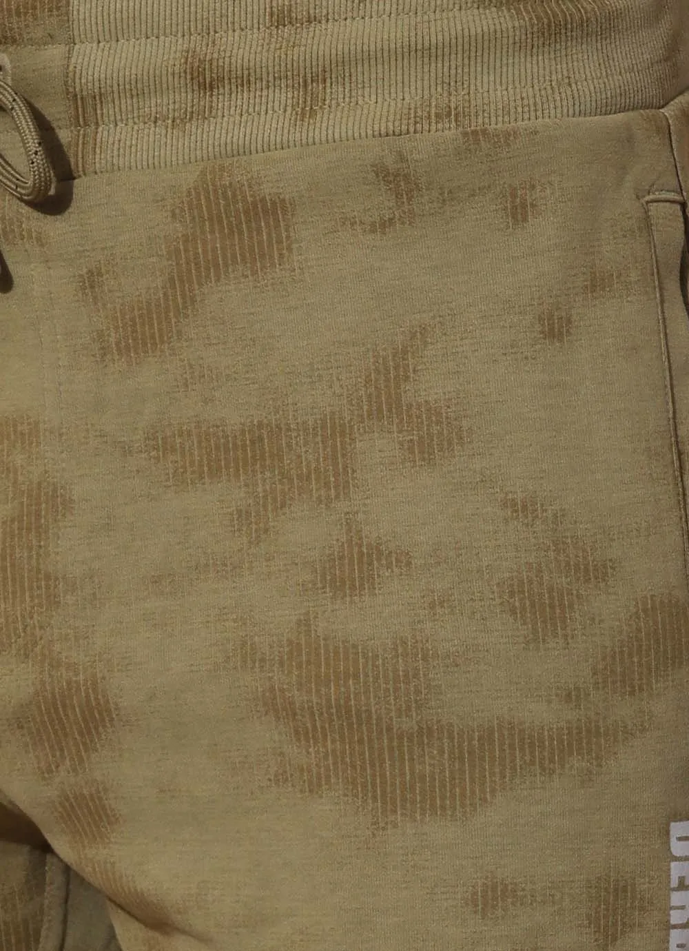 Olive Cotton Shorts with Utility Pocket
