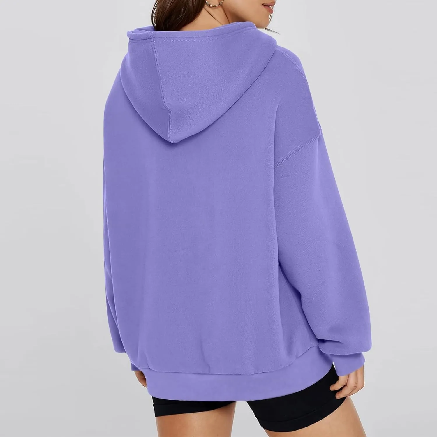 Oversized Sweatshirt for Women Comfort Fleece Hooded Sweatshirts Long Sleeve Pullover Cute Hoodies with Pocket