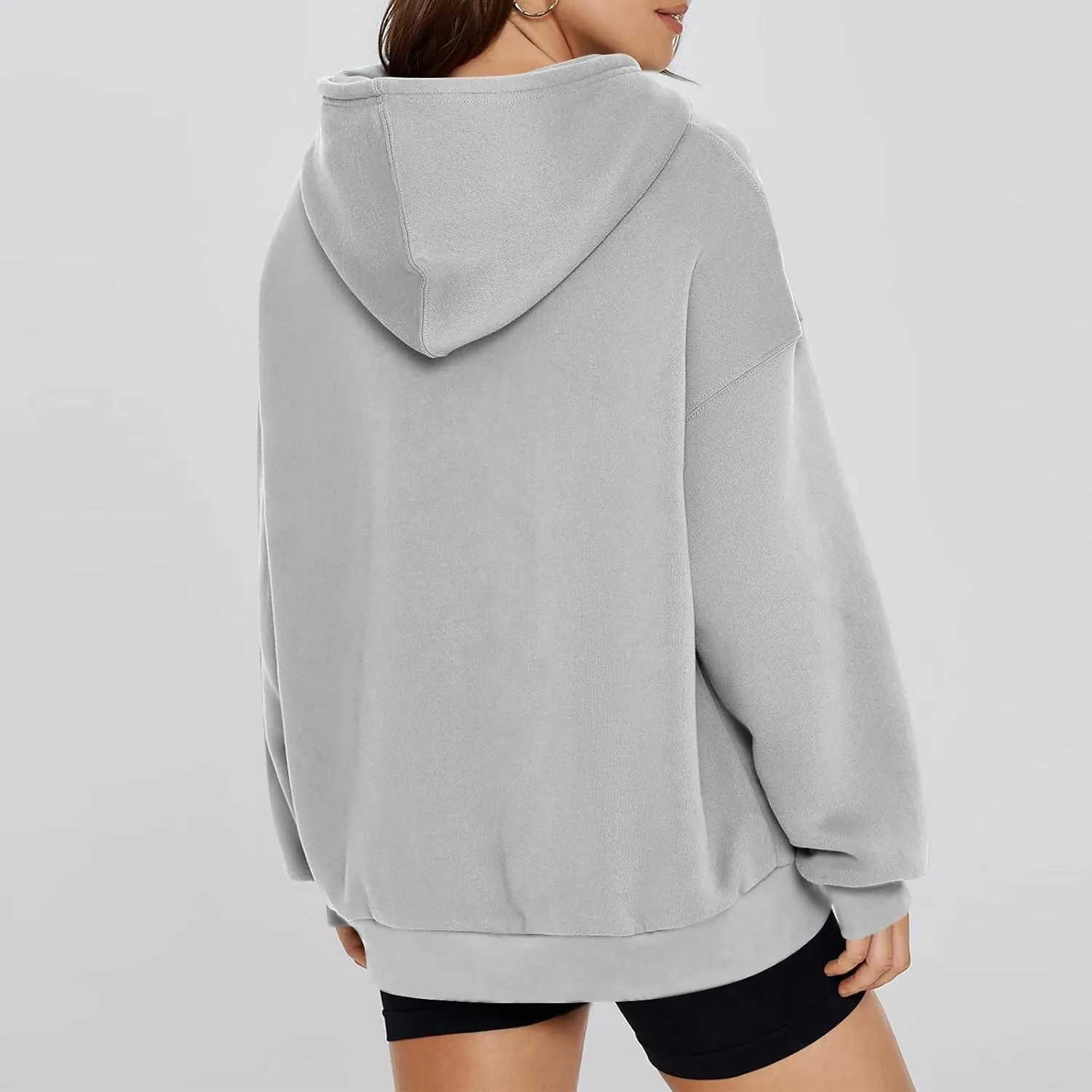 Oversized Sweatshirt for Women Comfort Fleece Hooded Sweatshirts Long Sleeve Pullover Cute Hoodies with Pocket