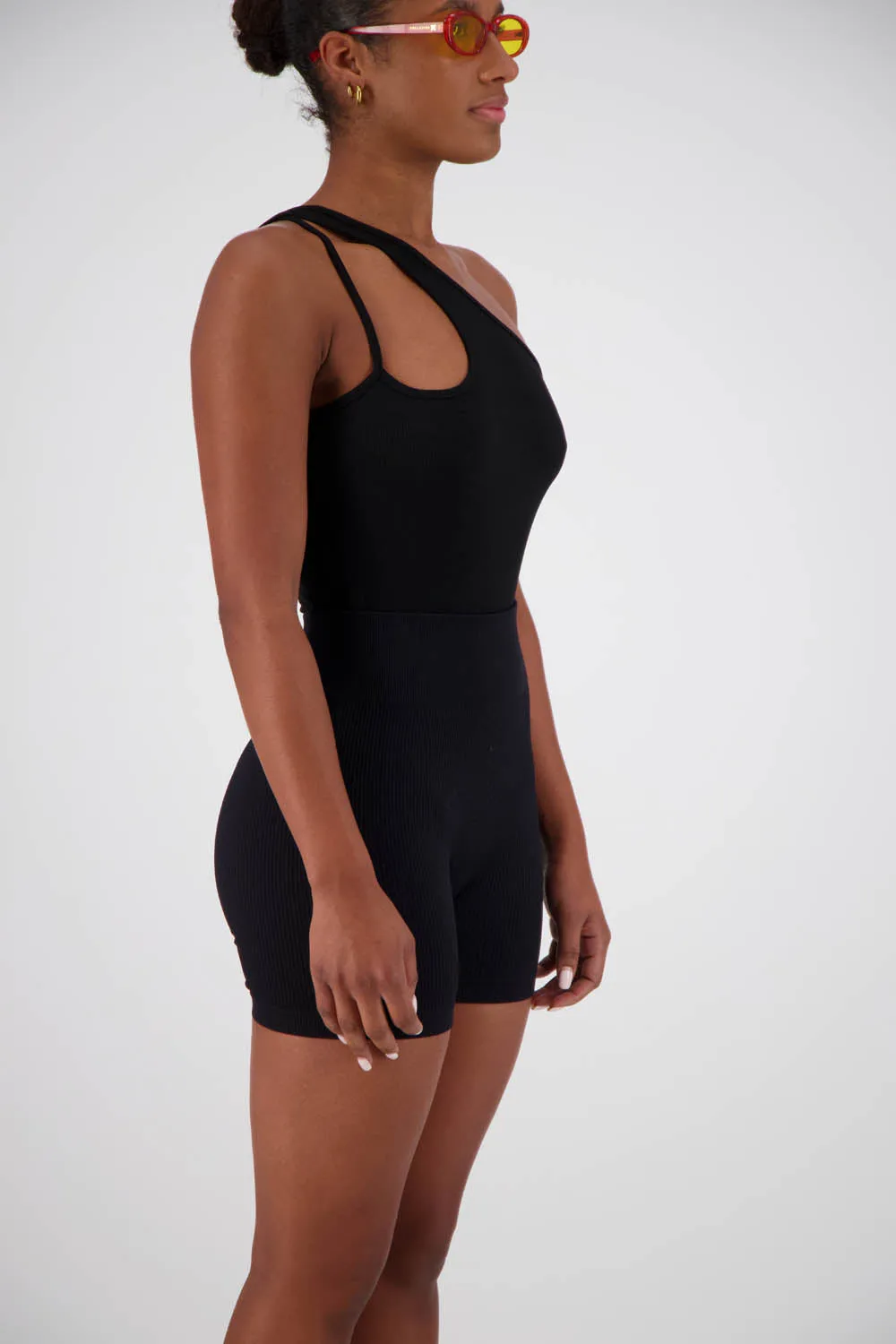 Panza Bodysuit Black