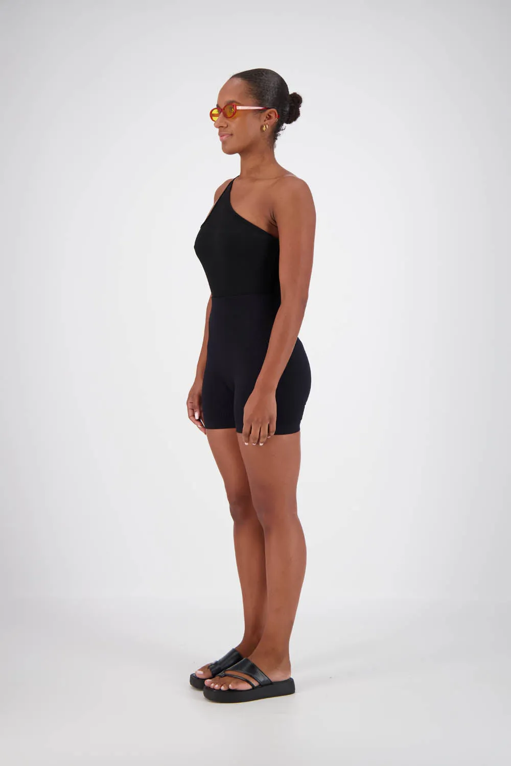 Panza Bodysuit Black