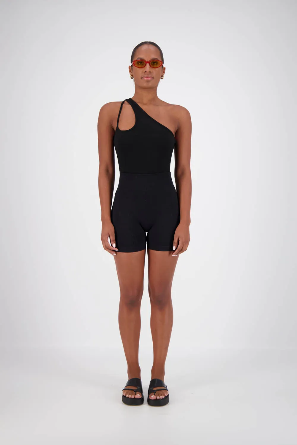 Panza Bodysuit Black