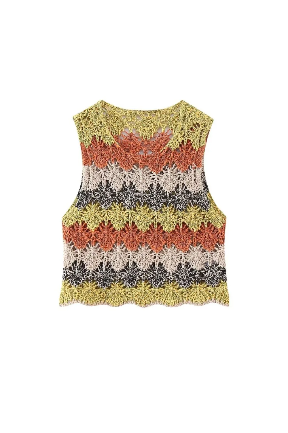 'Piper' Minimalist Lace-Up Knit Vest