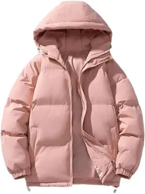 REHJJDFD Men Parkas Cotton-Padded Coats Men Puffer Jackets Outdoor Hooded Coat Casual Thick Warm Coat Men Jacket