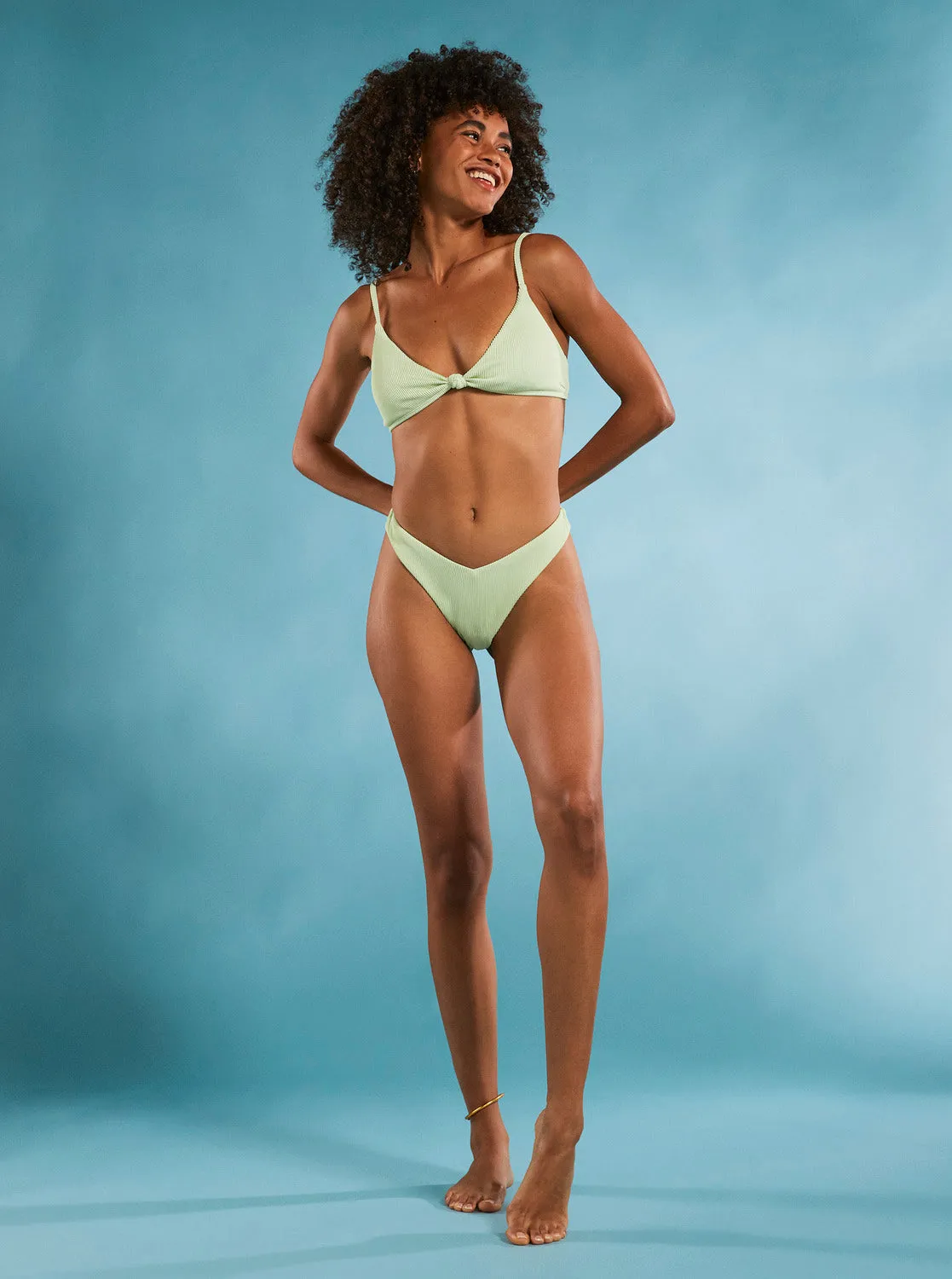 Roxy Love Cheeky Bikini Bottoms - Seacrest