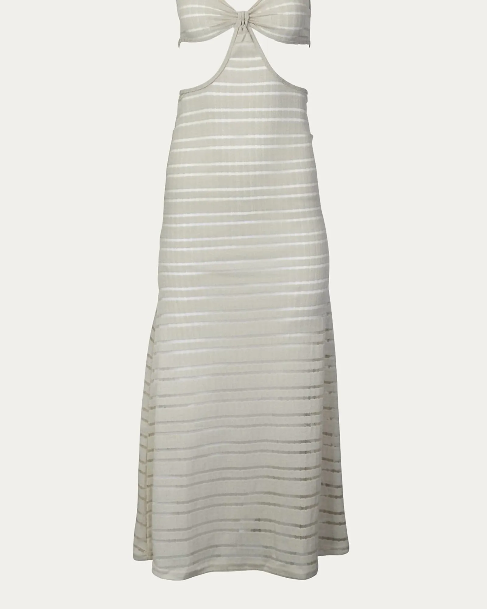 Sheer-Paneled Coverup in Grey | Grey