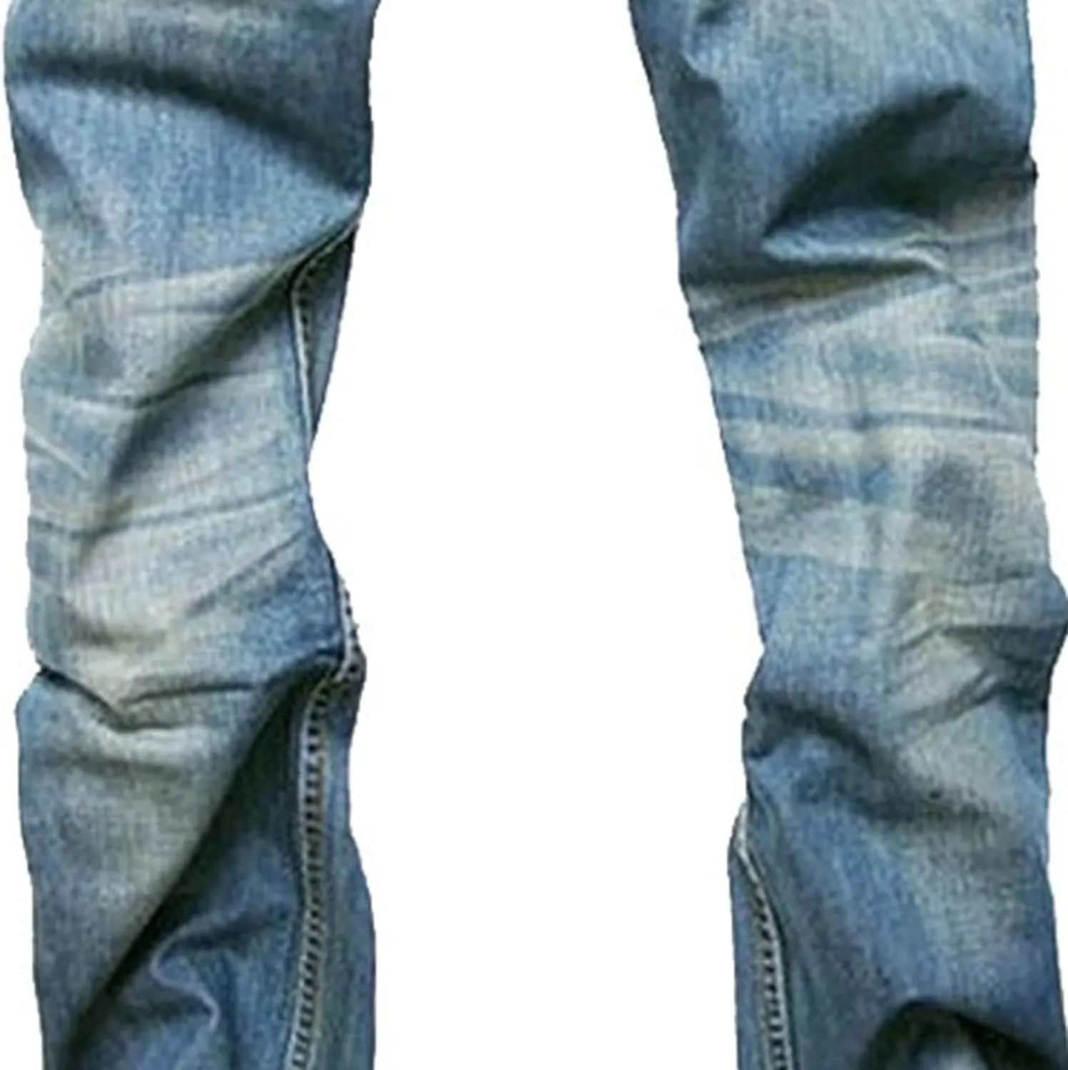 Slim Fit Stretch Skinny Jeans for Men Fashion Button Trousers Straight Leg Comfort Denim Pants