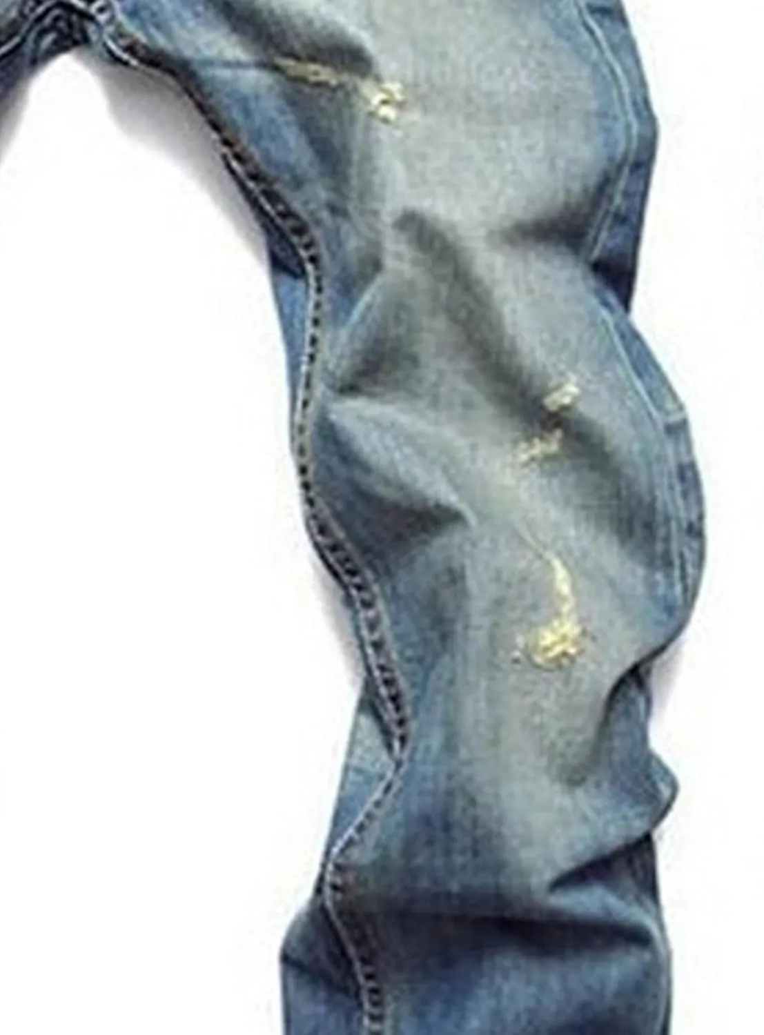 Slim Fit Stretch Skinny Jeans for Men Fashion Button Trousers Straight Leg Comfort Denim Pants