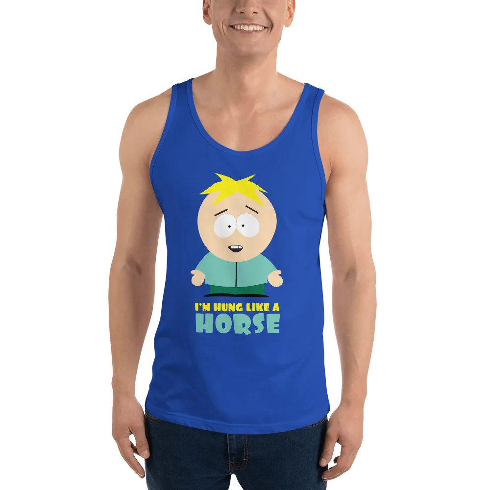 South Park Butters Hung Like a Horse Adult Tank Top