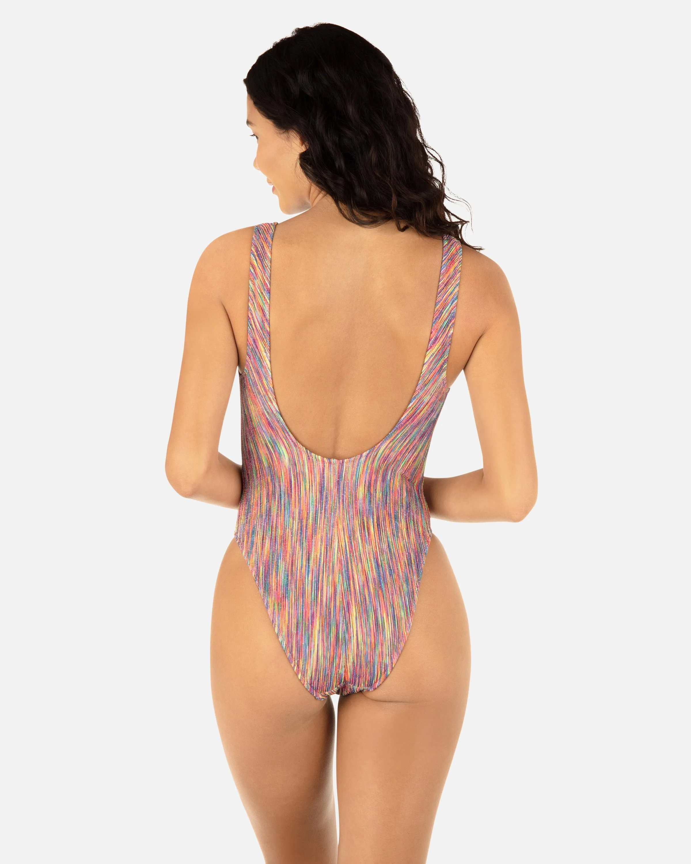 Spacedye Scrunch Cheeky One Piece