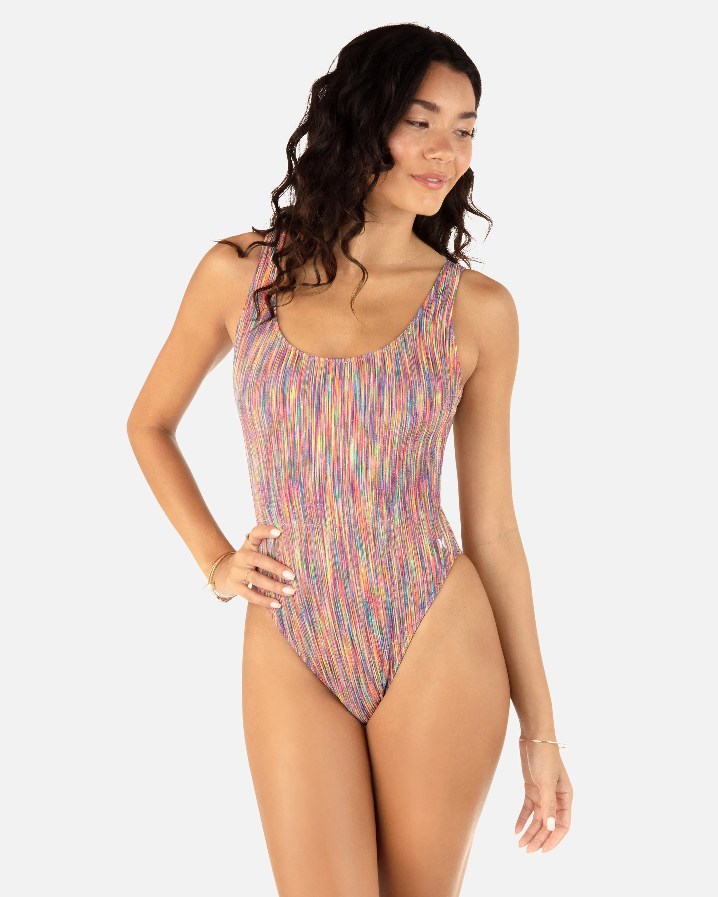 Spacedye Scrunch Cheeky One Piece
