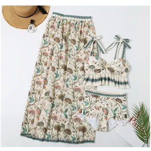 STAERK korean asian bikini set swimsuit Spring ladies bathing Swimming swimwear ladies Women's bathing suits Backless Vintage