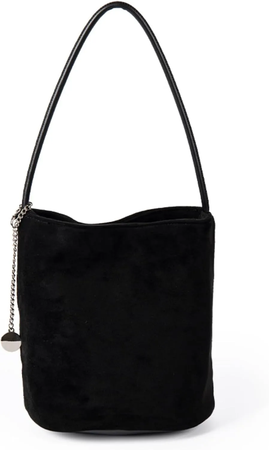 Suede Bag Brown Suede Bucket Bag Cherry Red Purse Small Shouder Purse Fall Aesthetics Purse Designer
