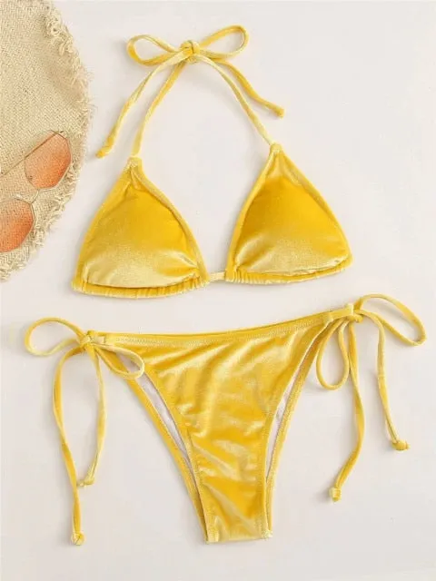 Summer Velvet Bikini