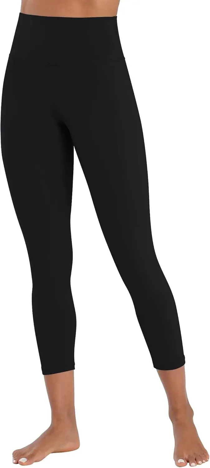 Sunzel Sunzfly Capri Leggings for Women, High Waisted Yoga Pants with Tummy Control for Workout Running Gym