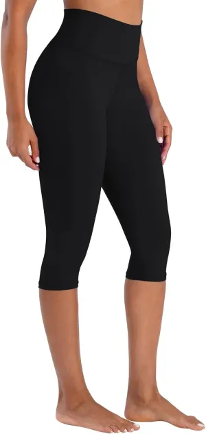 Sunzel Sunzfly Capri Leggings for Women, High Waisted Yoga Pants with Tummy Control for Workout Running Gym