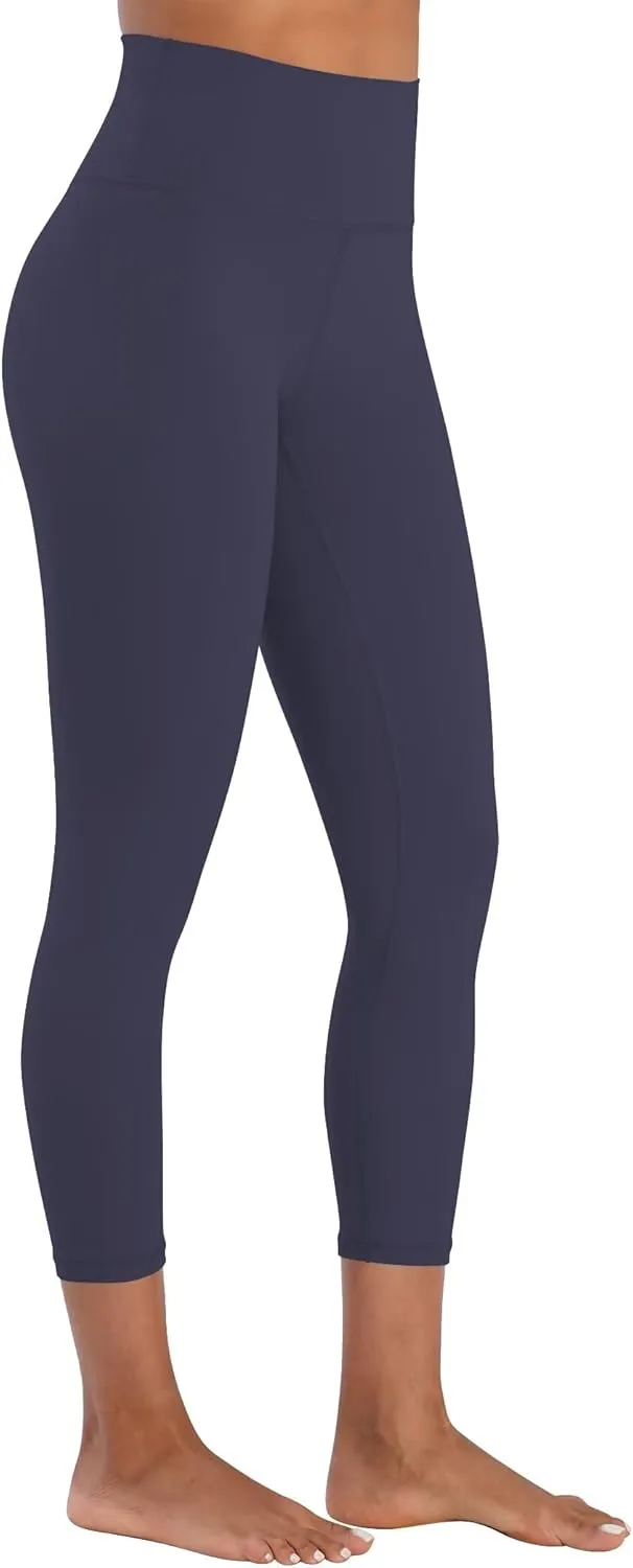 Sunzel Sunzfly Capri Leggings for Women, High Waisted Yoga Pants with Tummy Control for Workout Running Gym