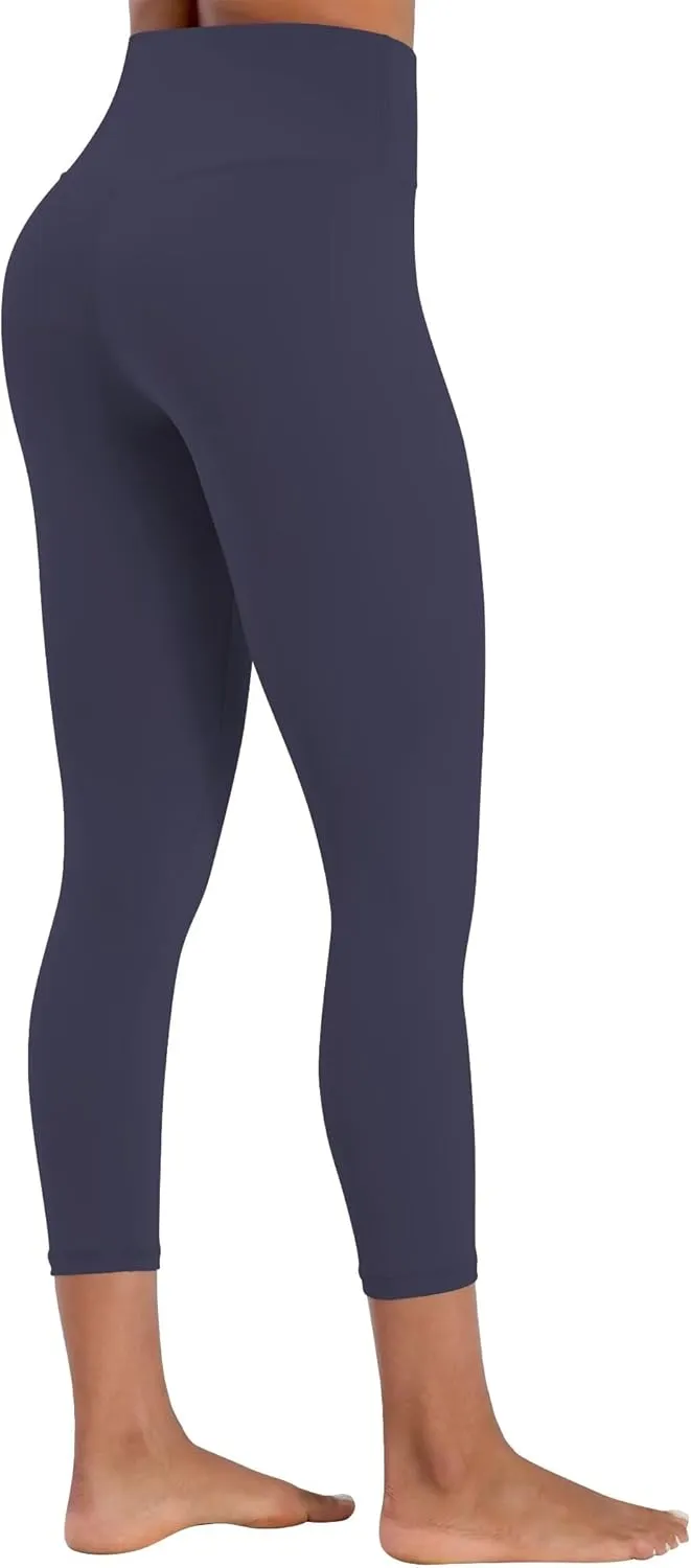 Sunzel Sunzfly Capri Leggings for Women, High Waisted Yoga Pants with Tummy Control for Workout Running Gym