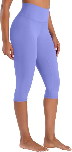 Sunzel Sunzfly Capri Leggings for Women, High Waisted Yoga Pants with Tummy Control for Workout Running Gym