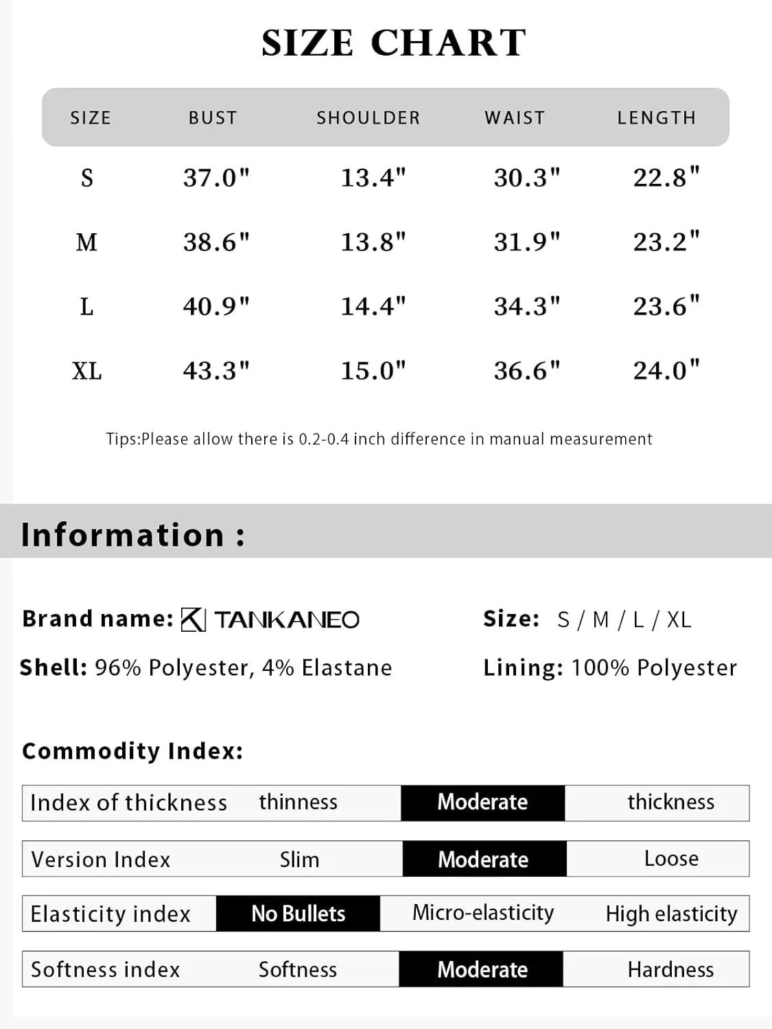 Tankaneo Womens V Neck Suit Vest Lapel Collar Button Down Sleeveless Blazer Slim Fit Work Casual Split Hem Waistcoat